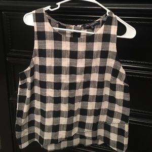 Plaid top